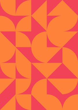 Soyut Geometrik Desen, üretken hesaplama sanatı çizimi