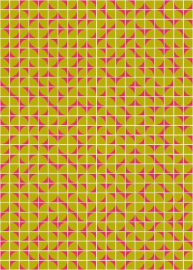 Soyut Geometrik Desen üretken hesaplama sanatı çizimi