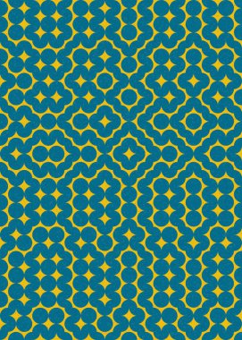 Soyut Geometrik Desen üretken hesaplama sanatı çizimi