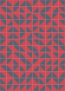 Soyut Geometrik Desen, üretken hesaplama sanatı çizimi