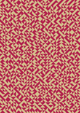 Soyut Geometrik Desen, üretken hesaplama sanatı çizimi