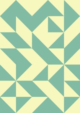 Soyut Geometrik Desen üretken hesaplama sanatı çizimi