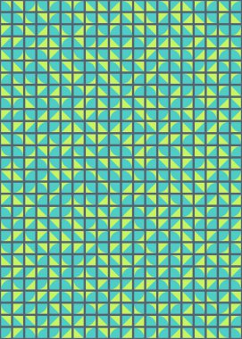Soyut Geometrik Desen üretken hesaplama sanatı çizimi