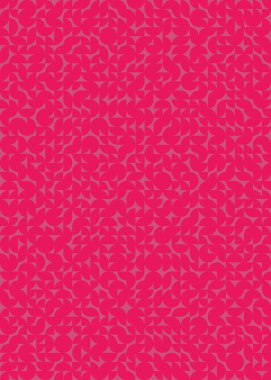 Soyut Geometrik Desen, üretken hesaplama sanatı çizimi