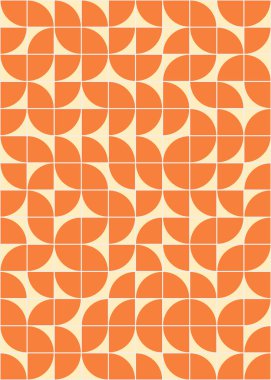 Soyut Geometrik Desen, üretken hesaplama sanatı çizimi