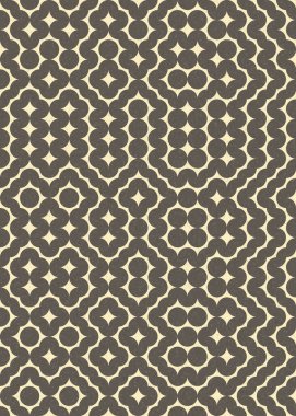 Soyut renk geometrik mozaik desen üretici hesaplama sanatı illüstrasyonu, fayans renk parçalarının taklit edilmesi