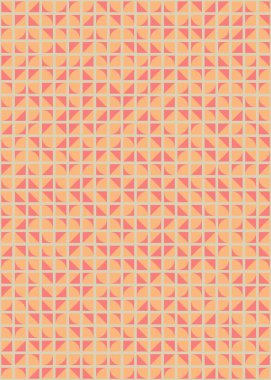 Soyut Geometrik Desen üretken hesaplama sanatı çizimi