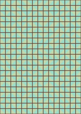 Soyut Geometrik Desen, üretken hesaplama sanatı çizimi