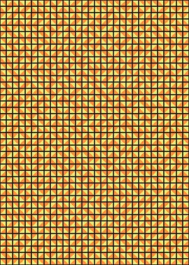 Soyut Geometrik Desen üretken hesaplama sanatı çizimi