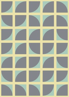 Soyut Geometrik Desen üretken hesaplama sanatı çizimi