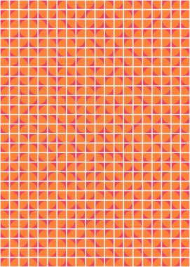 Soyut Geometrik Desen, üretken hesaplama sanatı çizimi