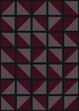 Soyut Geometrik Desen üretken hesaplama sanatı çizimi