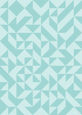 Soyut Geometrik Desen, üretken hesaplama sanatı çizimi