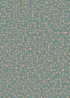 Soyut Geometrik Desen, üretken hesaplama sanatı çizimi