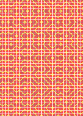 Soyut Geometrik Desen üretken hesaplama sanatı çizimi