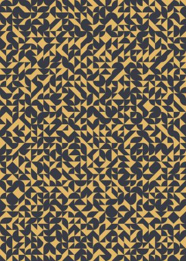 Soyut Geometrik Desen, üretken hesaplama sanatı çizimi