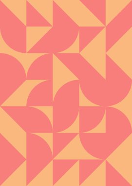 Soyut Geometrik Desen, üretken hesaplama sanatı çizimi