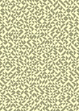 Soyut Geometrik Desen, üretken hesaplama sanatı çizimi