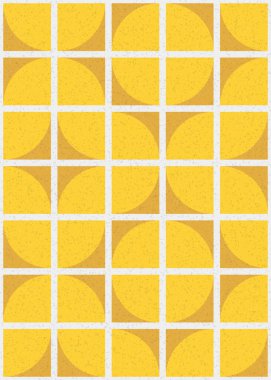 Soyut Geometrik Desen üretken hesaplama sanatı çizimi