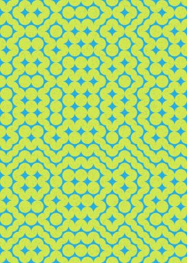 Soyut Geometrik Desen üretken hesaplama sanatı çizimi