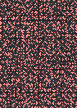 Soyut Geometrik Desen üretken hesaplama sanatı çizimi