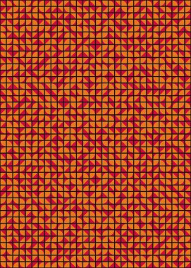 Soyut Geometrik Desen üretken hesaplama sanatı çizimi