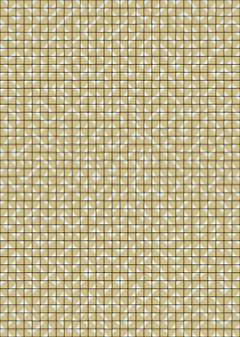 Soyut Geometrik Desen üretken hesaplama sanatı çizimi