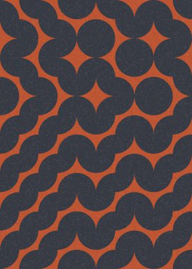 Soyut Geometrik Desen üretken hesaplama sanatı çizimi