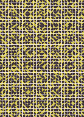 Soyut Geometrik Desen üretken hesaplama sanatı çizimi