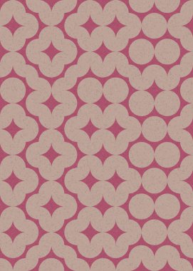 Soyut Geometrik Desen, üretken hesaplama sanatı çizimi