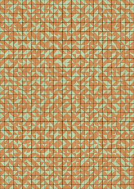 Soyut Geometrik Desen, üretken hesaplama sanatı çizimi