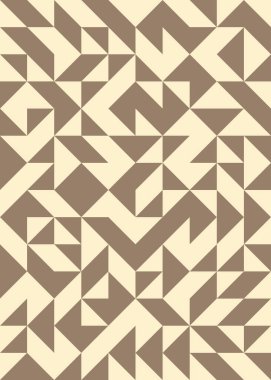 Soyut Geometrik Desen üretken hesaplama sanatı çizimi