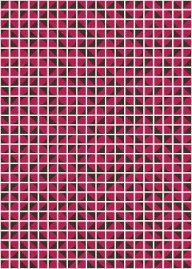 Soyut Geometrik Desen, üretken hesaplama sanatı çizimi