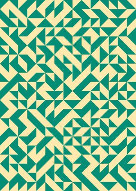 Soyut Geometrik Desen üretken hesaplama sanatı çizimi