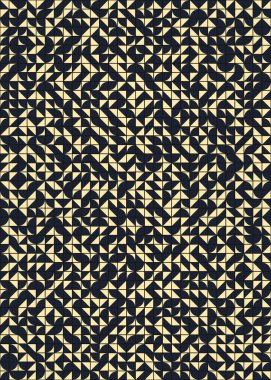 Soyut Geometrik Desen üretken hesaplama sanatı çizimi