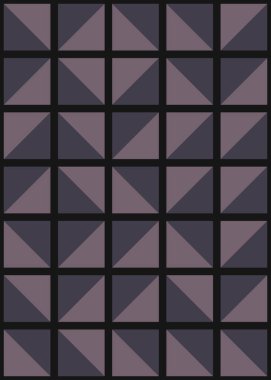 Soyut Geometrik Desen üretken hesaplama sanatı çizimi