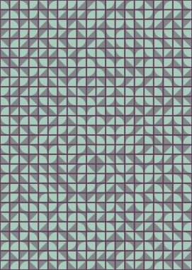 Soyut Geometrik Desen, üretken hesaplama sanatı çizimi