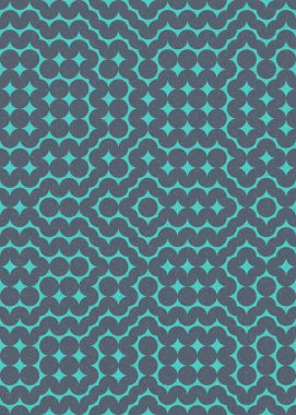Soyut Geometrik Desen üretken hesaplama sanatı çizimi