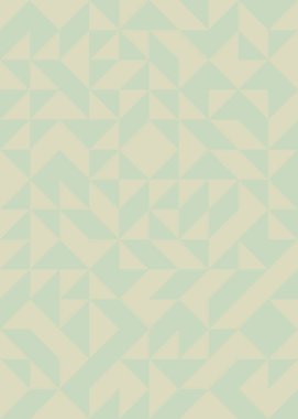 Soyut Geometrik Desen, üretken hesaplama sanatı çizimi