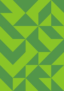 Soyut Geometrik Desen, üretken hesaplama sanatı çizimi