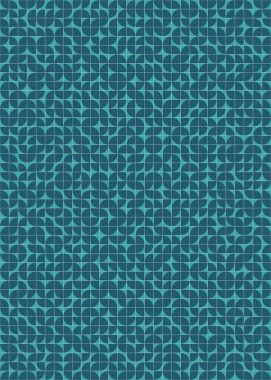 Soyut Geometrik Desen üretken hesaplama sanatı çizimi