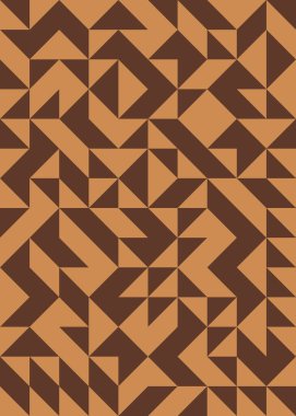 Soyut Geometrik Desen, üretken hesaplama sanatı çizimi