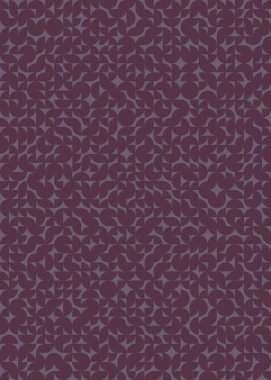 Soyut Geometrik Desen, üretken hesaplama sanatı çizimi