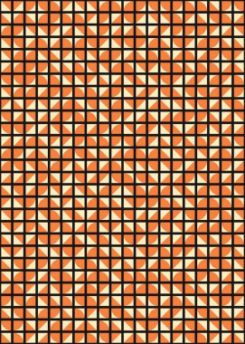 Soyut Geometrik Desen, üretken hesaplama sanatı çizimi