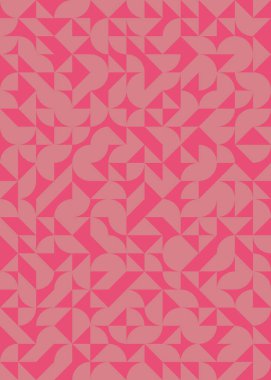 Soyut Geometrik Desen üretken hesaplama sanatı çizimi