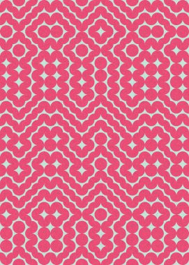 Soyut renk geometrik mozaik desen üretici hesaplama sanatı illüstrasyonu, fayans renk parçalarının taklit edilmesi