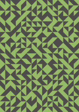 Soyut Geometrik Desen üretken hesaplama sanatı çizimi