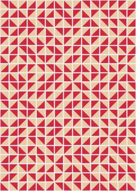 Soyut Geometrik Desen üretken hesaplama sanatı çizimi