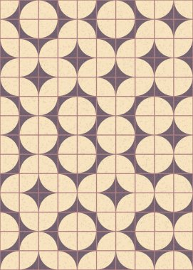 Soyut Geometrik Desen üretken hesaplama sanatı çizimi