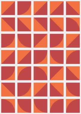 Soyut Geometrik Desen üretken hesaplama sanatı çizimi